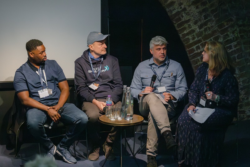 Panelists at Behind the Lines conference