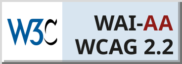 WCAG2.2 AA accessibility